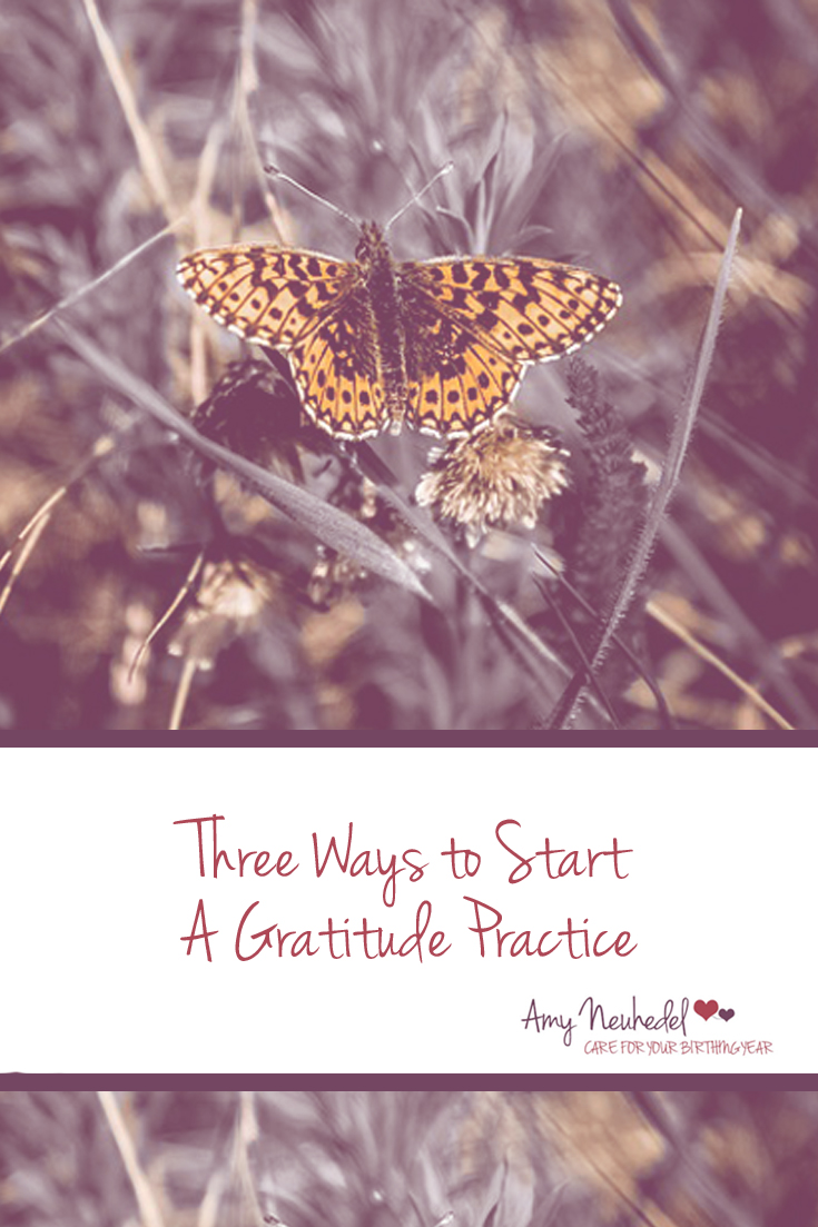 Three ways to start a gratitude practice.